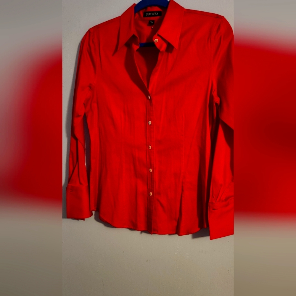 classic l button-down blouse